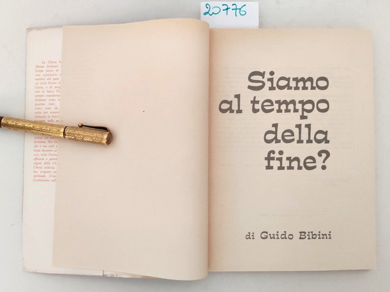 Guido Bibini Siamo al tempo della fine? 1977