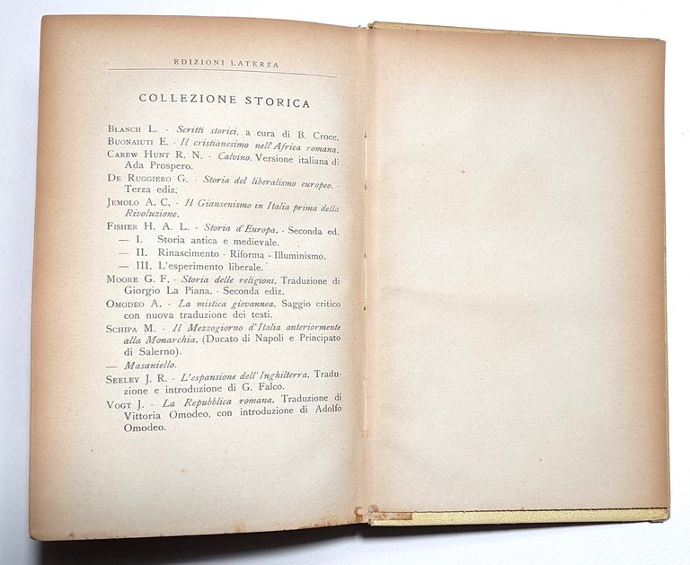 Guido De Ruggiero Storia della liberalismo europeo 4° edizione Laterza …