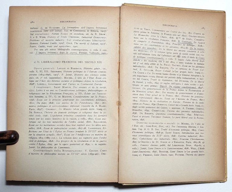 Guido De Ruggiero Storia della liberalismo europeo 4° edizione Laterza …