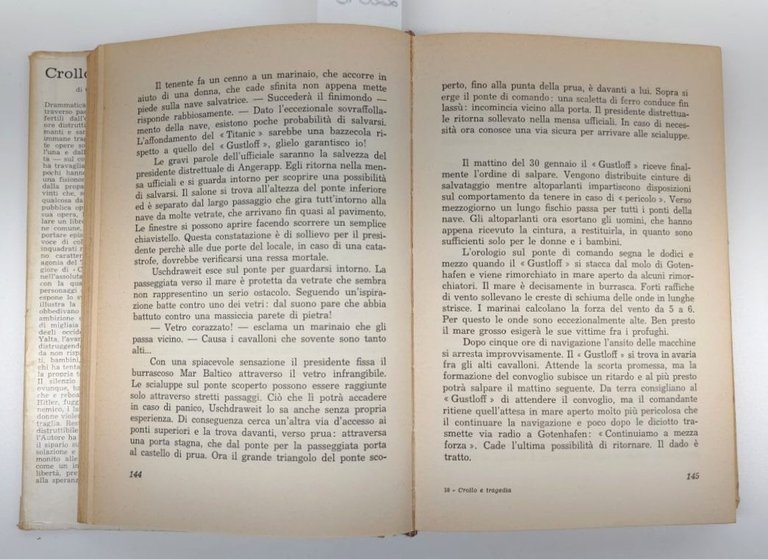 Gunter Karweina Crollo e tragedia Baldini e Castoldi 1961