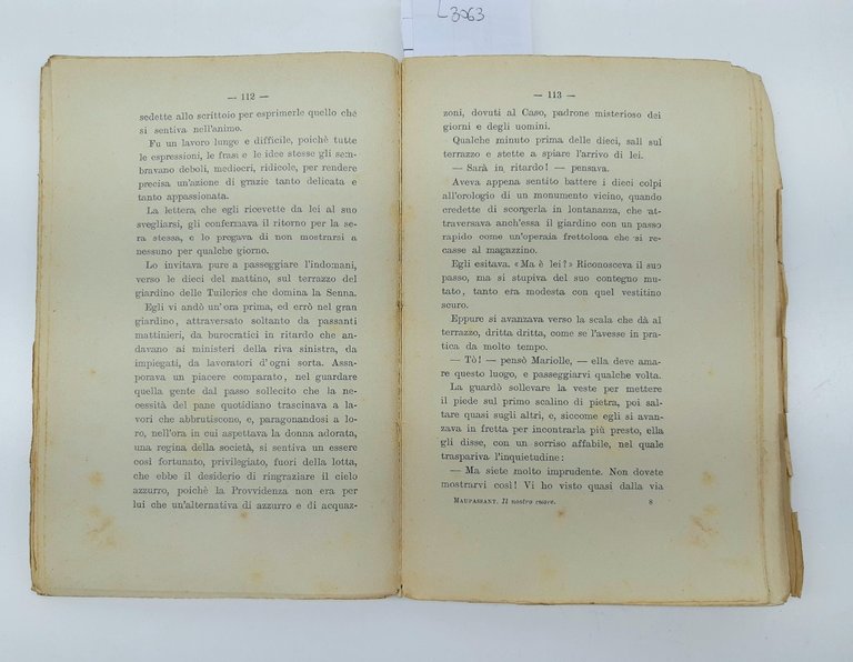 Guy De Maupassant Il Nostro Cuore Treves 1907 Abela Carboneria | Immagine Gallery 9