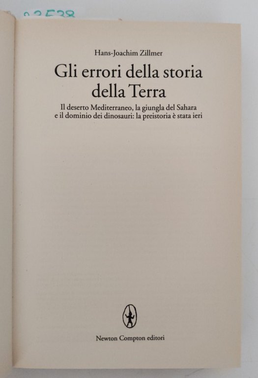 Hans Joachim Zillmer Gli errori della storia della terra Newton … | Immagine Gallery 4