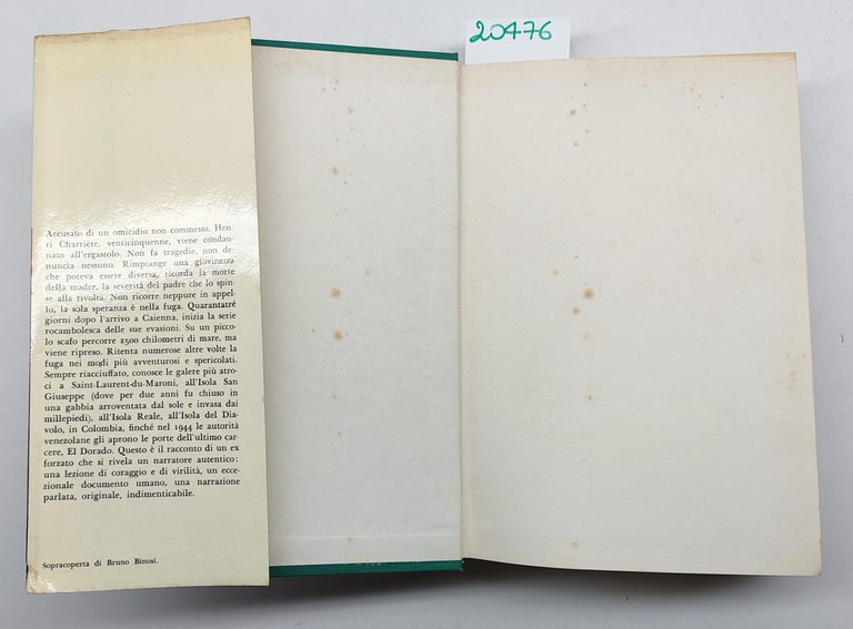 Henry Charriere Papillon Mondadori XIX edizione 1974