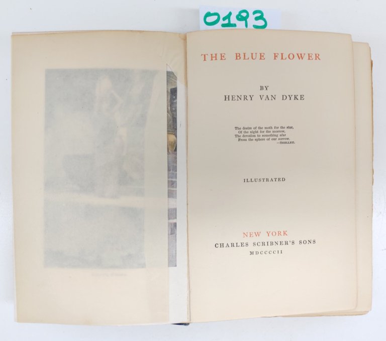 Henry Van Dyke The Blue Flower Illustrated New York Charles …