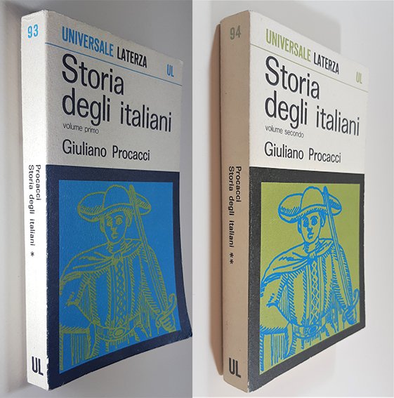 Giuliano Procacci Storia degli italiani Vol I e II Laterza …