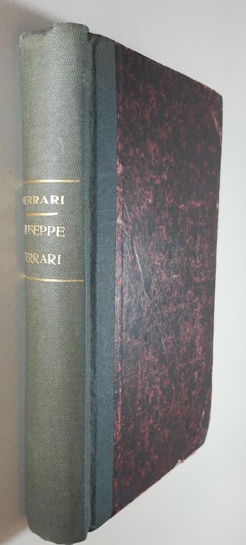 Aldo Ferrari Giuseppe Ferrari saggio critico Formiggini 1914