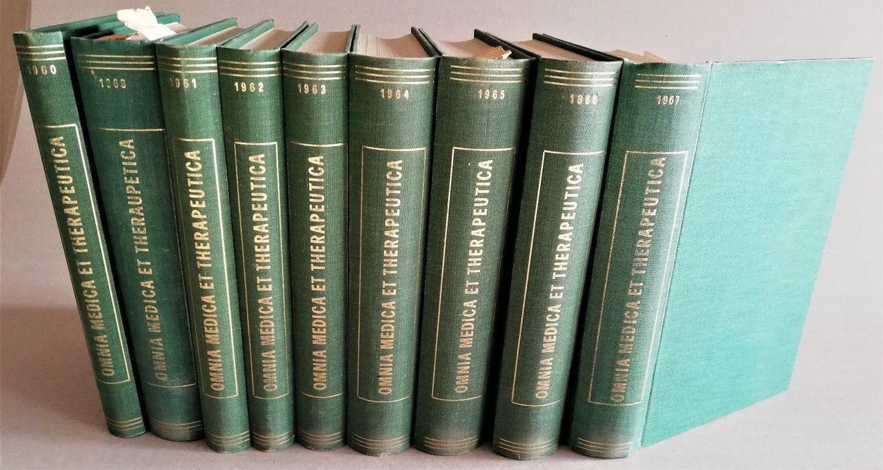 OMNIA MEDICA ET THERAPEUTICA-RIVISTA PRIMI ANNI '60