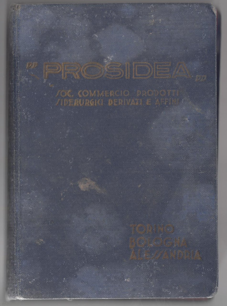 CATALOGO PROSIDEA SOC. COMMERCIO PRODOTTI SIDERURGICI DERIVATI-L3824