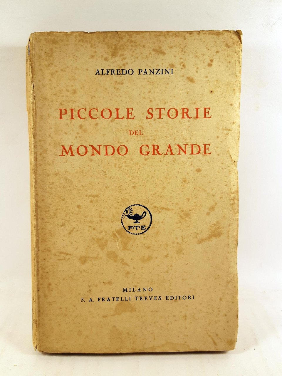 Panzini Piccole Storie del mondo grande Treves 1935
