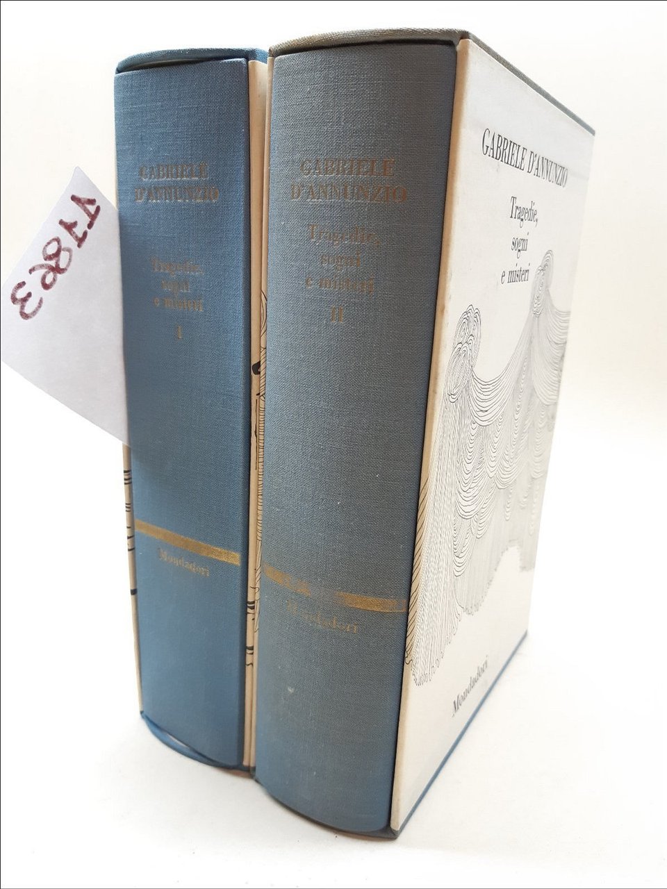 Gabriele D'Annunzio Tragedie sogni e misteri Mondadori 1964-1966 due volumi
