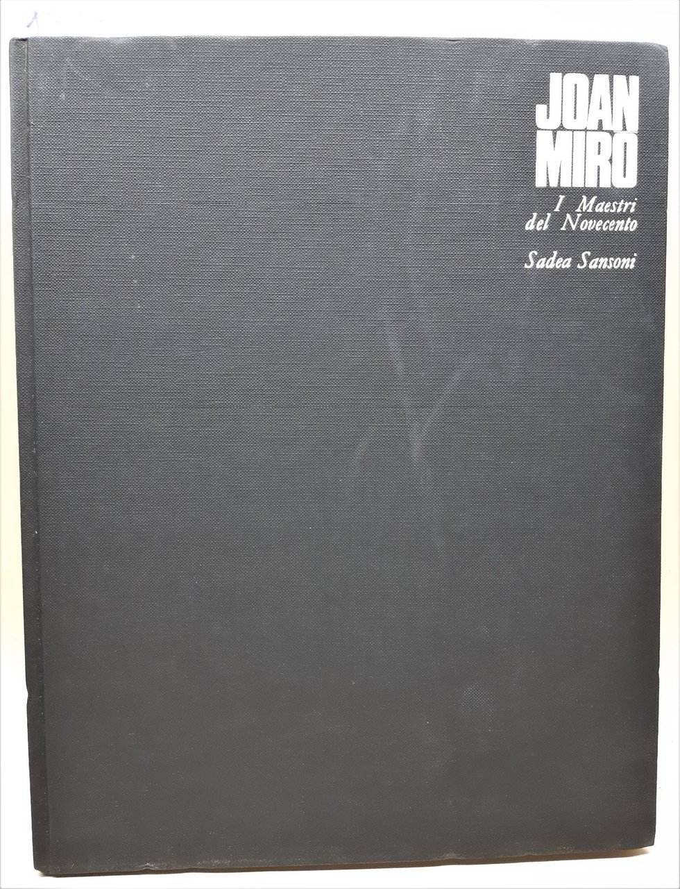 Arte Joan MirÚ Sansoni 1968 I maestri del Novecento