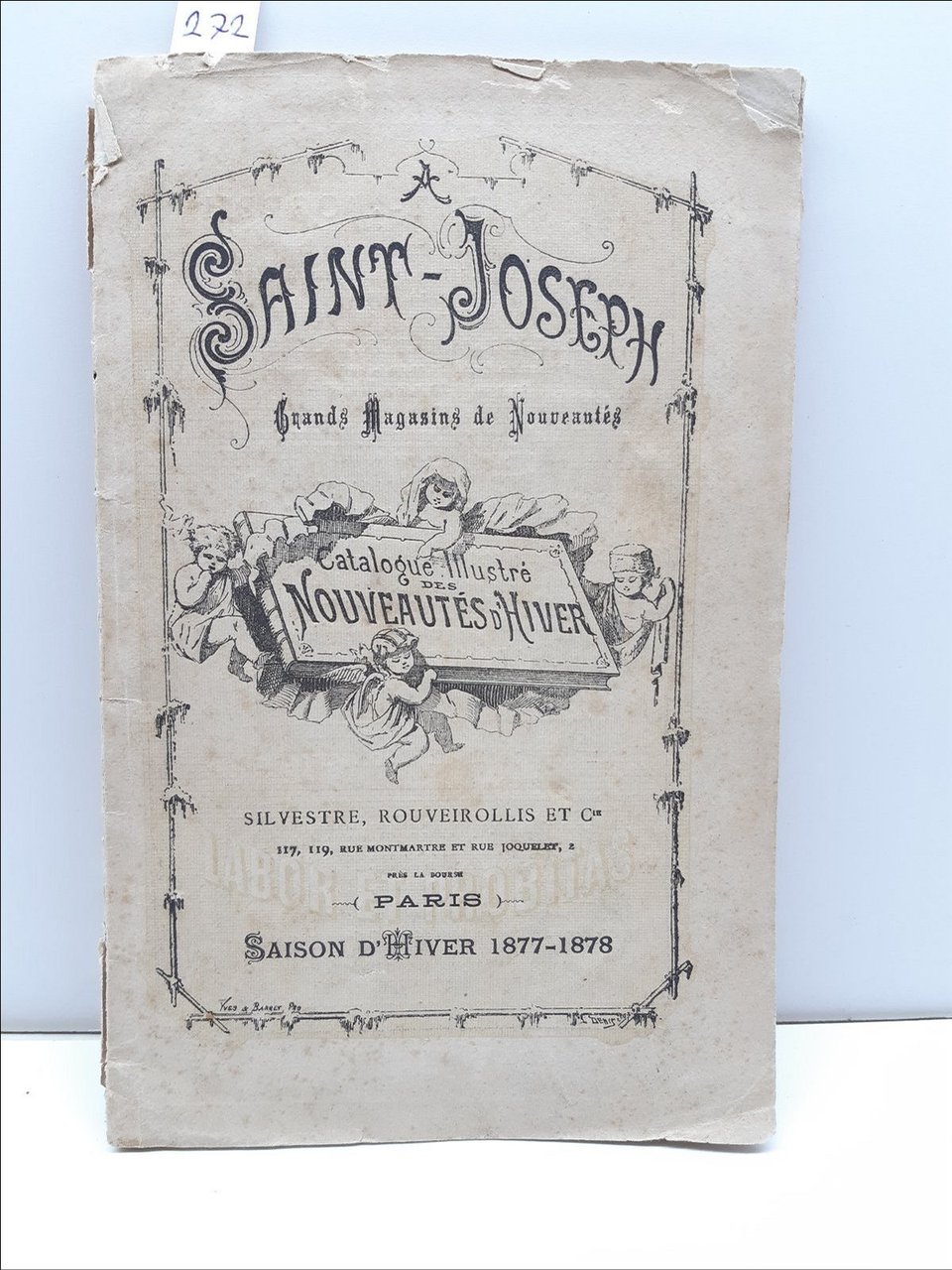 Moda Saint Joseph Catalogue Grand magasins de Nouveautes Paris 1877 …