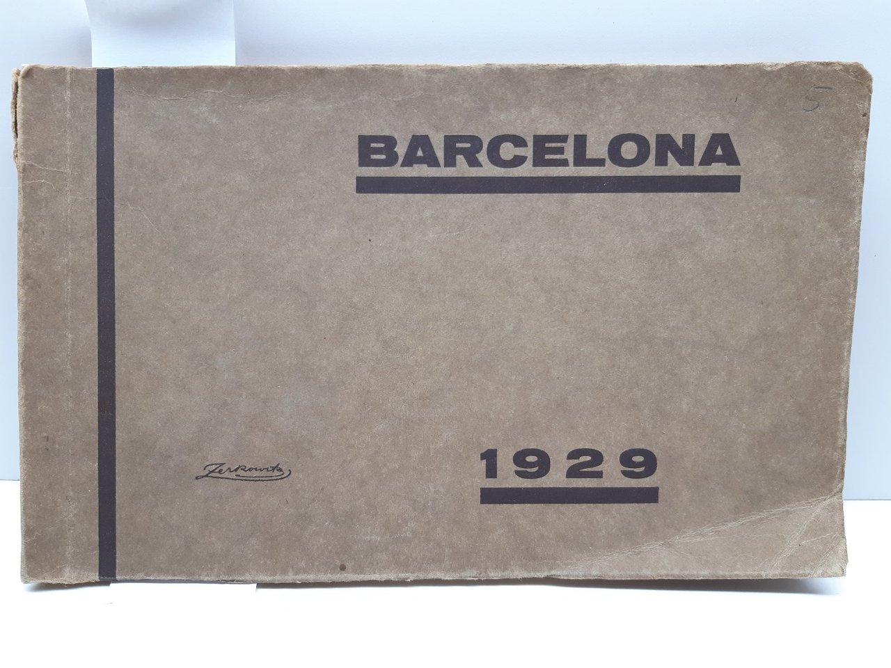 Viaggi vedute Guida Fotografica Barcellona 1929 Con 12 Vedute