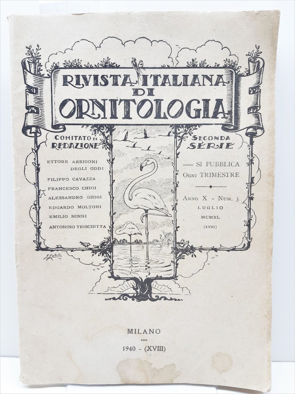 Rivista italiana di ornitologia numero 3 1940
