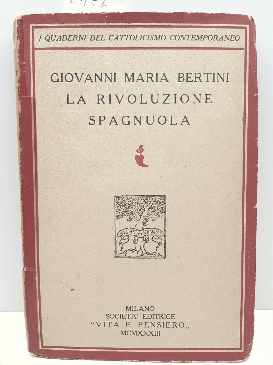 G. M. Bertini La Rivoluzione spagnuola-Milano 1933