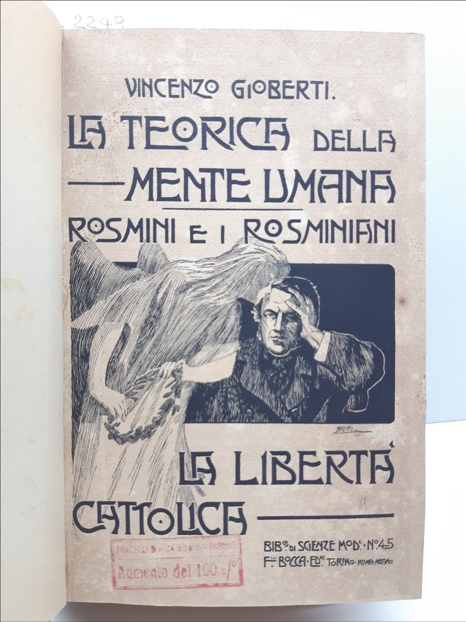 Vincenzo Gioberti La teorica della mente umana Rosmini e i …