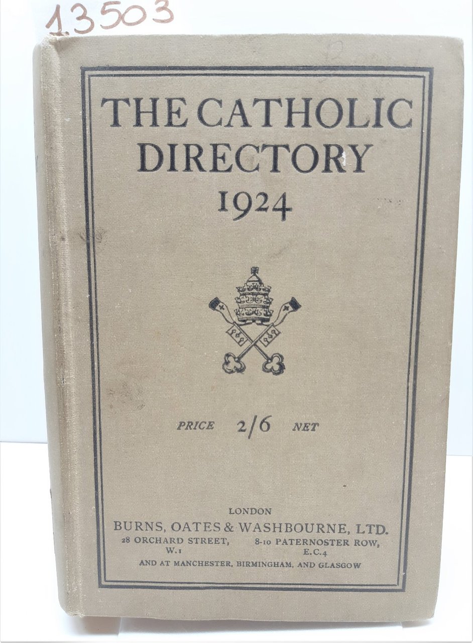 Aa.Vv. The catholic Directory 1924 London