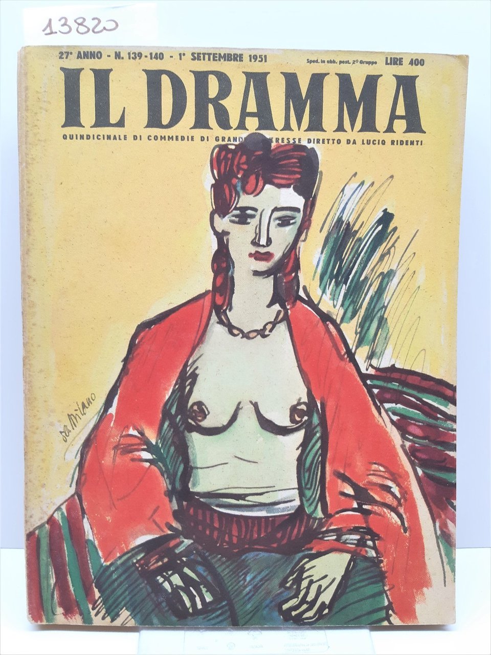 Rivista teatro Il Dramma numero 139 140 1∞ settembre 1951