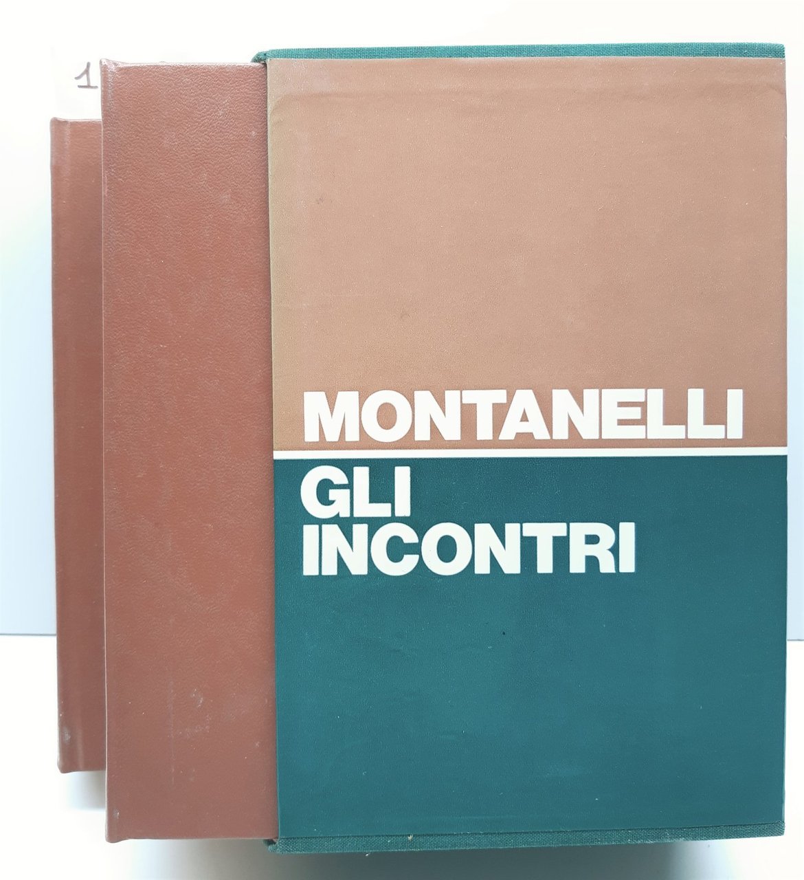 Montanelli Gli incontri Rizzoli X edizione 1971 due volumi