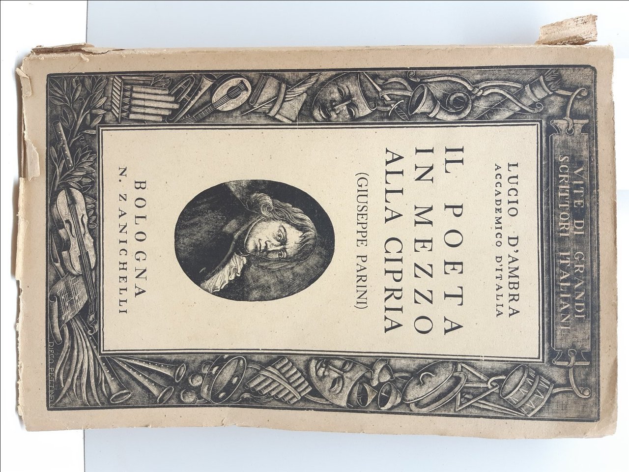 Lucio D'ambra Il Poeta In Mezzo Alla Cipria Zanichelli 1945