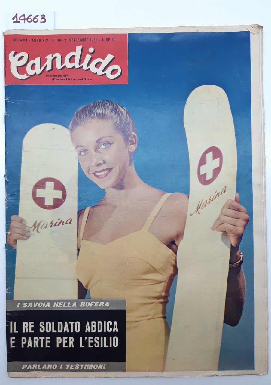 Candido settimanale di attualità e politica numero 38 1958