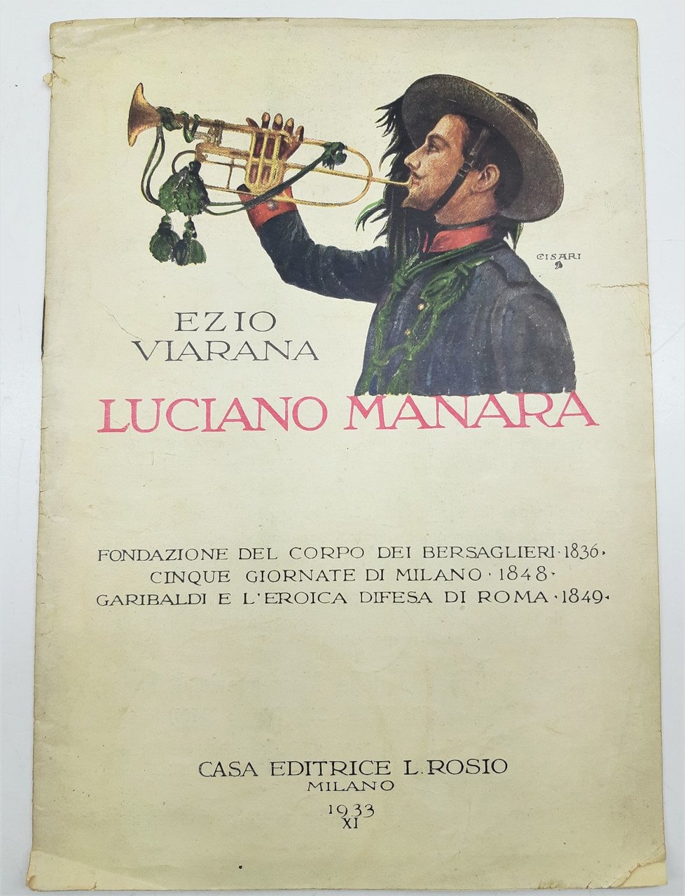 Recensioni al volume Luciano Manara 10 pagine ATTENZIONE solo opuscolo …