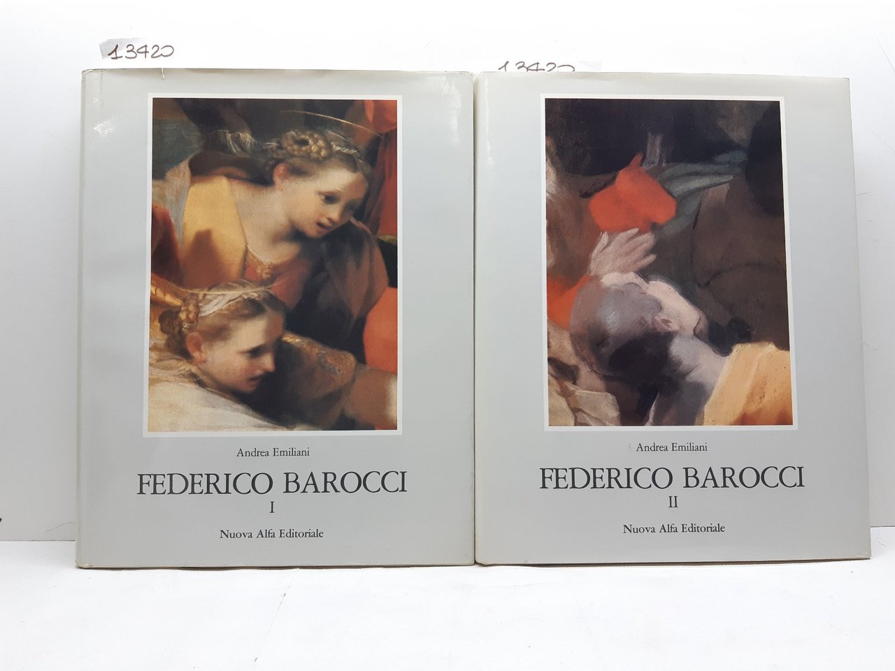 Andrea Emiliani Federico Barocci due volumi Nuova Alfa editoriale 1985