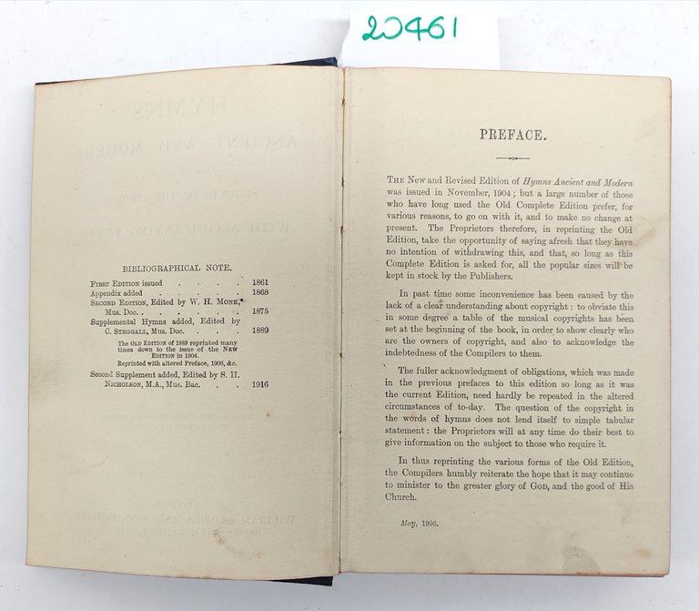 Hymns ancient and modern for use in the services of …