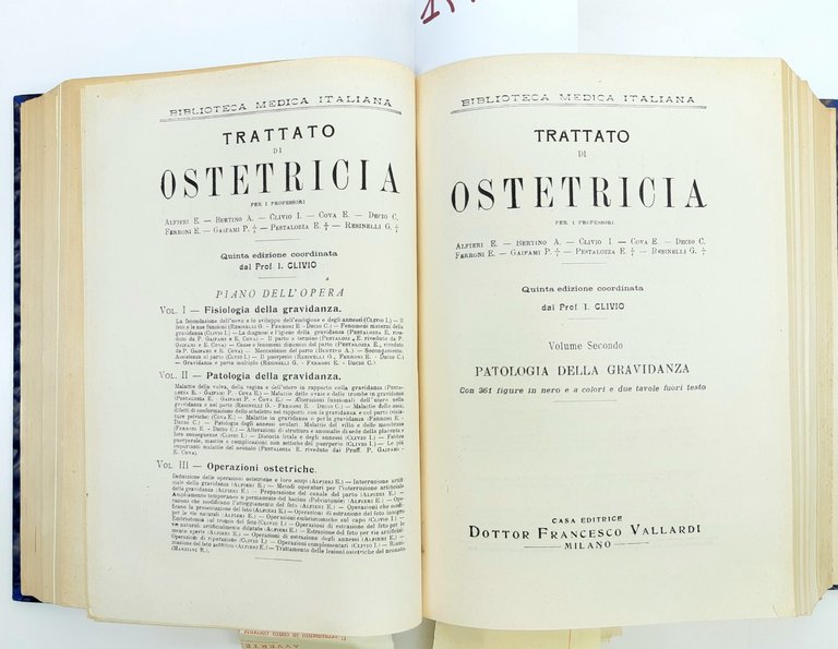 I. Clivio Trattato di ostetricia tre volumi in un unico … | Immagine Gallery 8