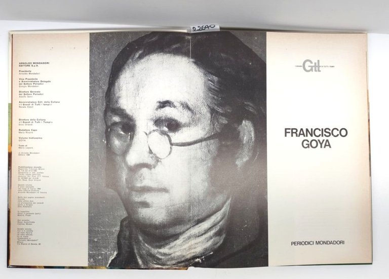 I grandi di tutti i tempi Goya periodici Mondadori 1966