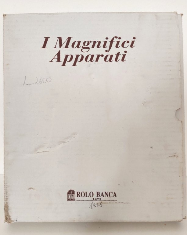 I magnifici apparati Rollo Banca 1998 Arti Grafiche Pizzi 1998 | Immagine Gallery 2