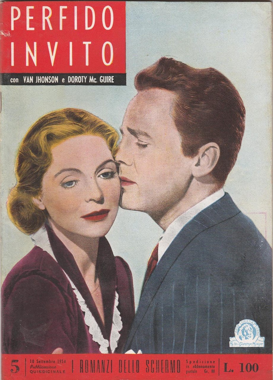 I Romanzi Dello Schermo Perfido Invito Con Van Jhonson, Doroty …