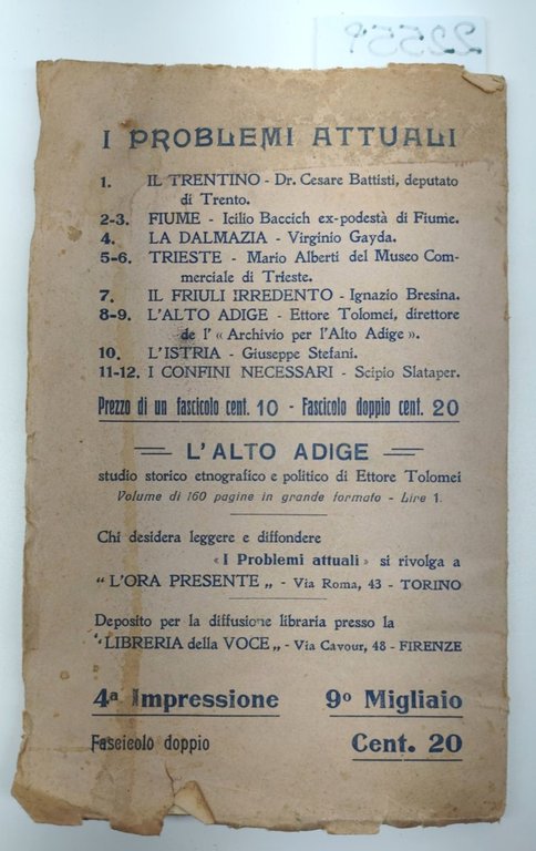 Icilio Baccich Fiume il Quarnero e gli interessi d'Italia ne …