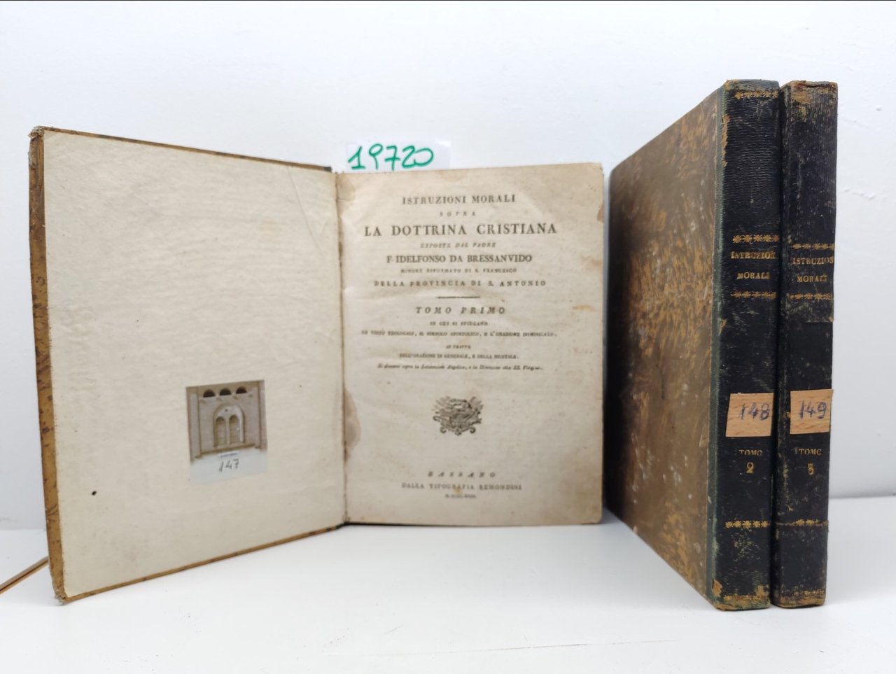 Idelfonso da Bressanvido Istruzioni morali sopra la Dottrina Cristiana Bassano …