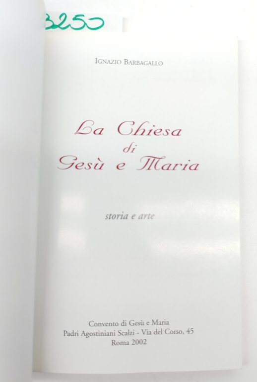 Ignazio Barbagallo La chiesa di Gesù e Maria Convento di … | Immagine Gallery 3