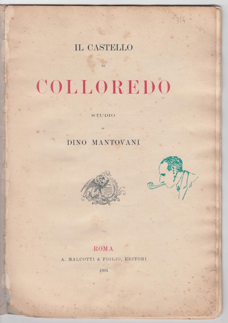 Il Castello Di Colloredo Studio Di Dino Mantovani Roma A. …