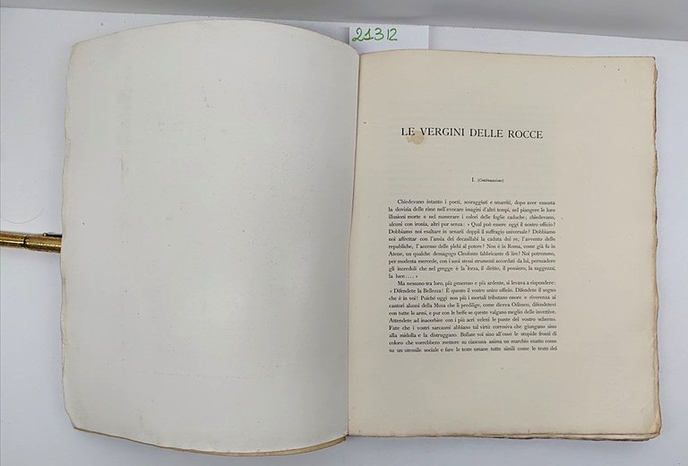 Il convito 1895 libro II febbraio 1895 Adolfo De Bosis