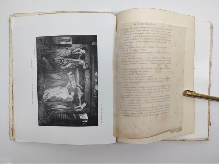 Il convito libro IIII aprile 1895 Adolfo De Bosis