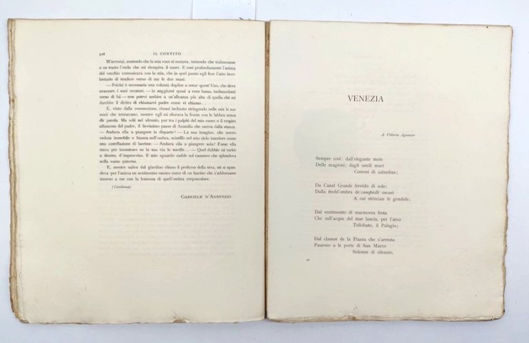 Il convito libro V Maggio 1895 Adolfo De Bosis