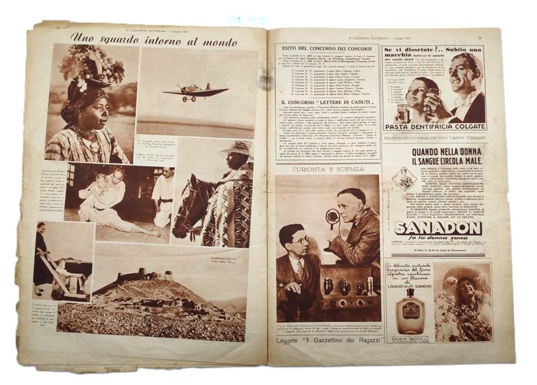 Il gazzettino illustrato 9 giugno 1935 numero 23 Papa Pio …