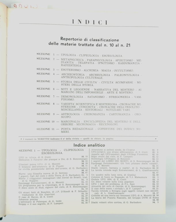 Il giornale dei misteri 1972 Corrado Tedeschi ed. dal n. …