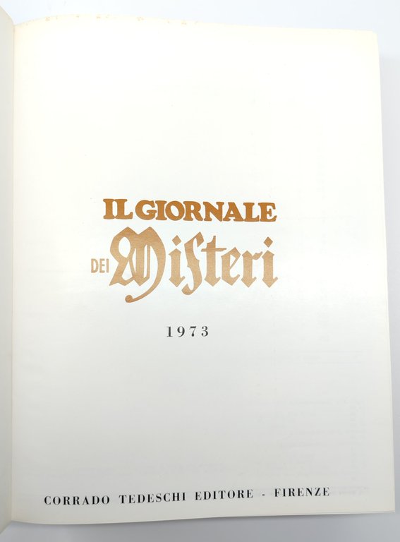 Il giornale dei misteri 1973 dal n. 22 al n. …