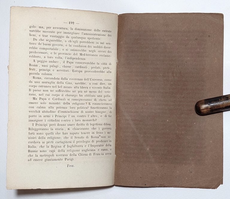 Il governo pontificio o la questione romana di Romolo About …