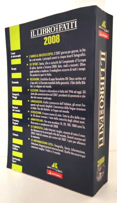 Il libro dei fatti 2008 Adnkronos libri 2008