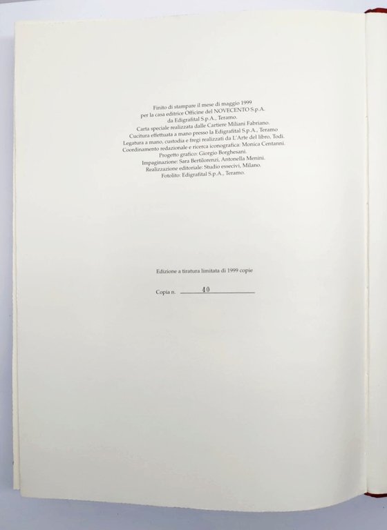 Il milione Officine del Novecento 1999