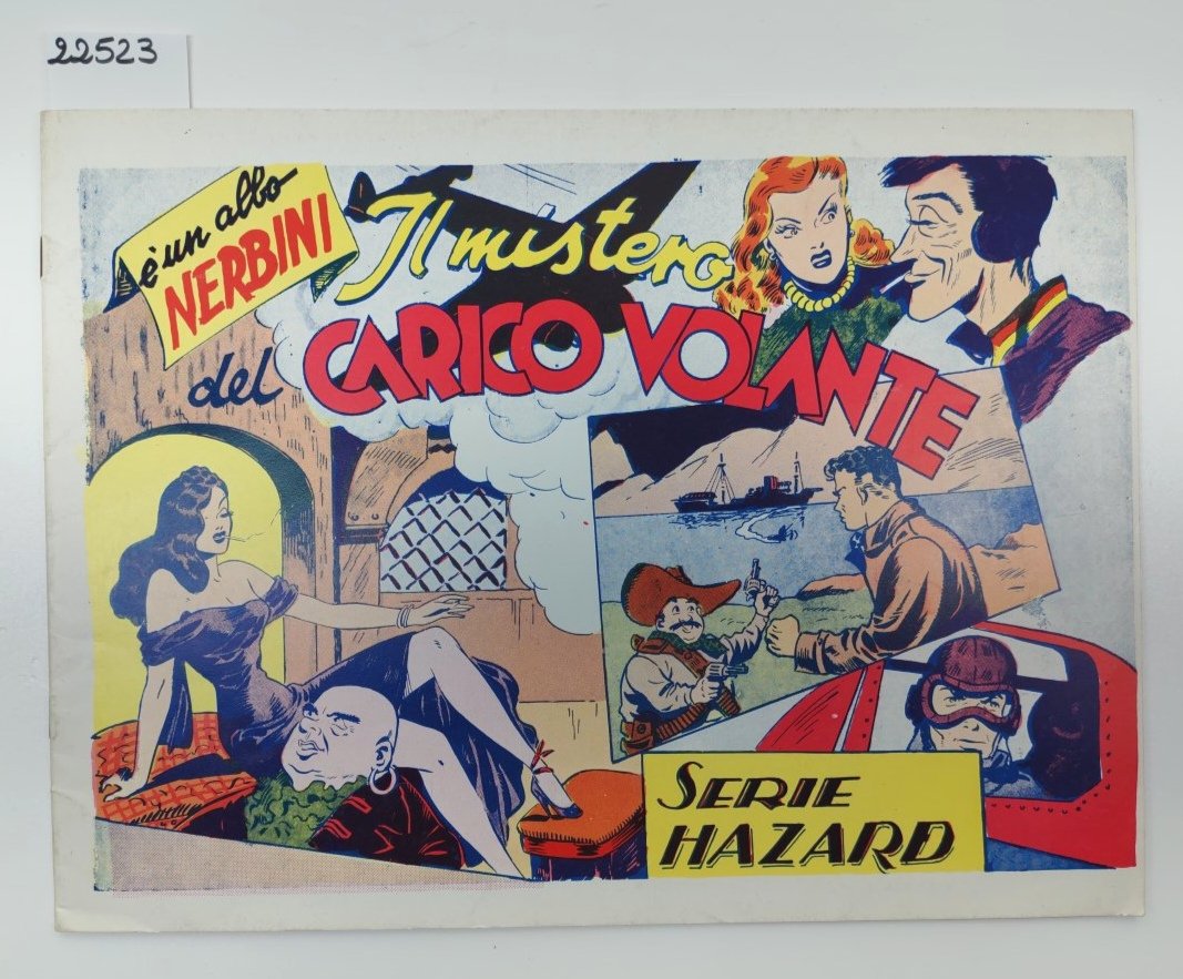 Il mistero del carico volante serie Hazard Nerbini ristampa anastatica