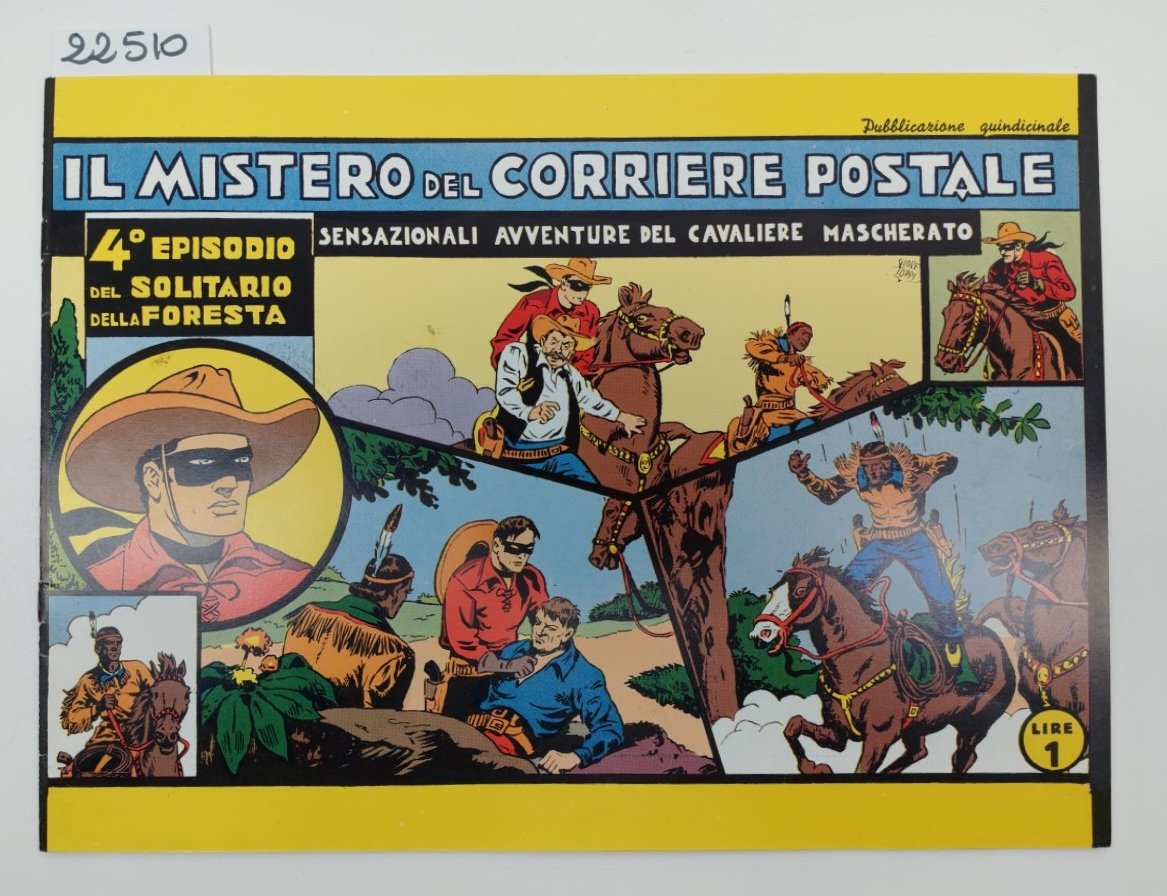Il mistero del corriere postale Nerbini ristampa anastatica