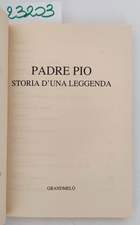 Il mistero di Padre Pio Grandemelò 1° edizione 1996 | Immagine Gallery 2