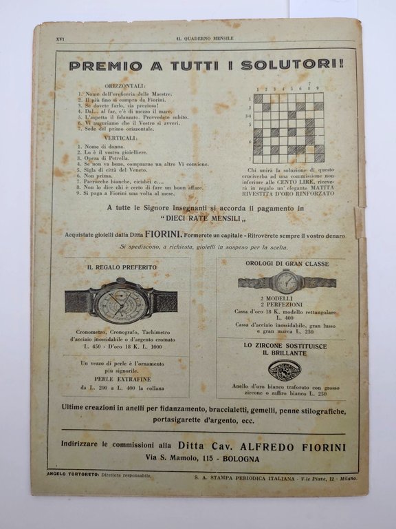 Il quaderno mensile n. 5 1939 guida all'insegnamento e allo …