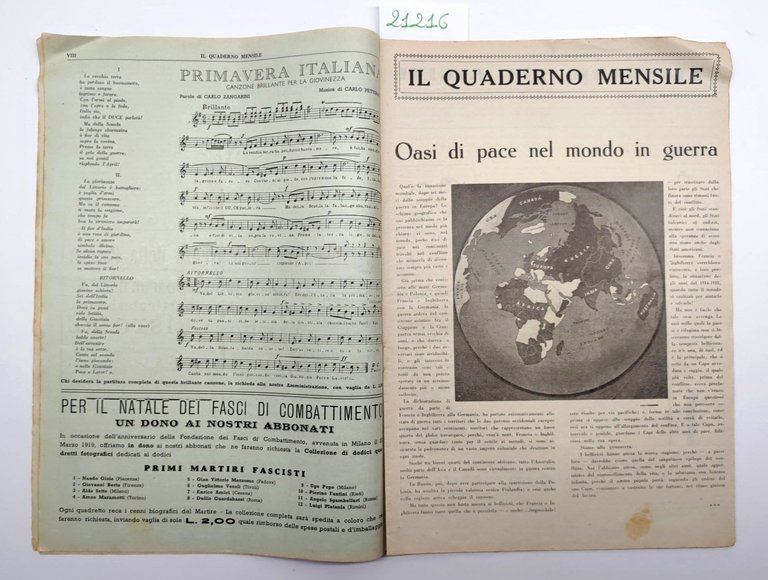 Il quaderno mensile n. 6 1940 guida all'insegnamento e allo …